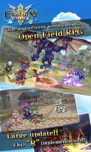 Play RPG Elemental Knights R (MMO)  and enjoy RPG Elemental Knights R (MMO) with UptoPlay