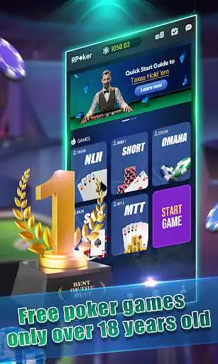 Play Rpoker as an online game Rpoker with UptoPlay