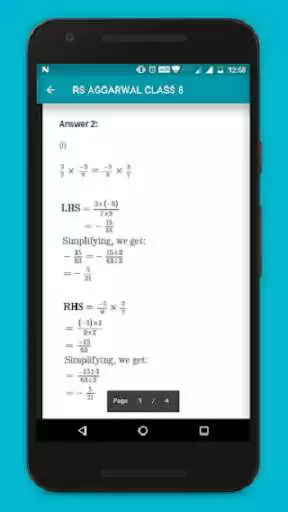 Play RS Aggarwal Maths Class10 Solution