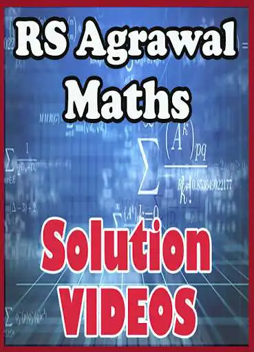Play APK RS Agrawal Maths Solution Videos for All Class  and enjoy RS Agrawal Maths Solution Videos for All Class using ApkOnlin