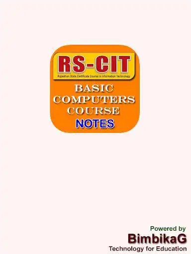 Play APK RSCIT Computer Course Notes  and enjoy RSCIT Computer Course Notes with UptoPlay 