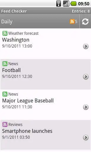 Play RSS reader - Feed Checker as an online game RSS reader - Feed Checker with UptoPlay