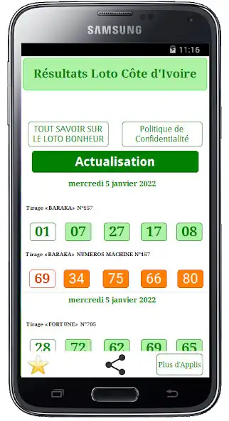 Play Résultats Loto CI as an online game Résultats Loto CI with UptoPlay