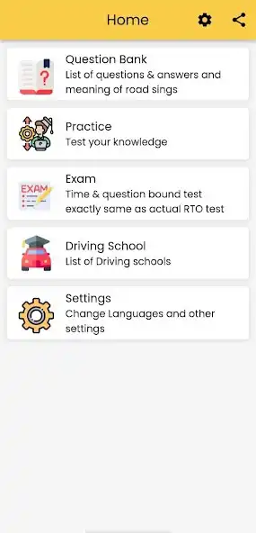 Play RTO Exam: Sai Driving Academy as an online game RTO Exam: Sai Driving Academy with UptoPlay