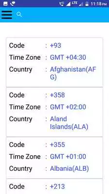 Play RTO STD ISD : India Codes