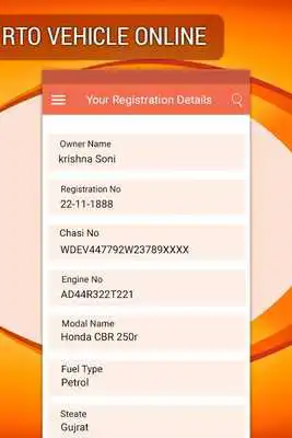 Play RTO Vehicle Info - Find vehicle owner details Play RTO Vehicle Info - Find vehicle owner details