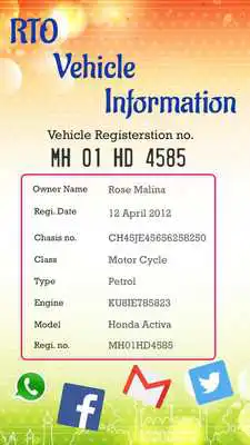 Play Rto vehicle information