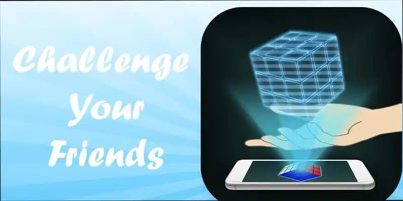 Play Rubiks Cube 3D Projection Joke