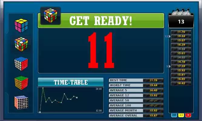 Play Rubiks Stopwatch