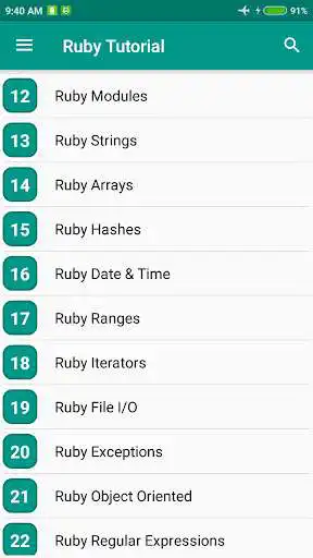 Play Ruby Tutorial as an online game Ruby Tutorial with UptoPlay