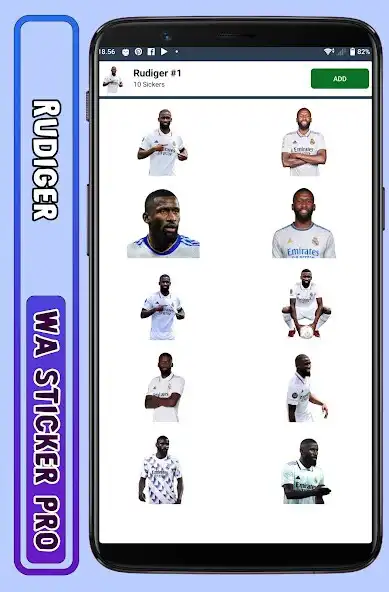 Play Rudiger - WA Sticker Pro as an online game Rudiger - WA Sticker Pro with UptoPlay