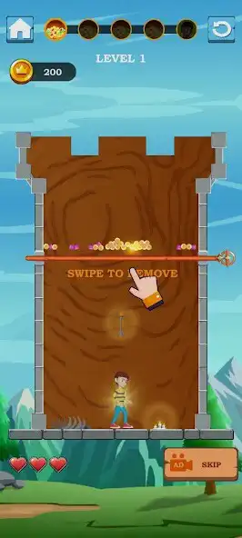 Play Rudra Pull Pin puzzle as an online game Rudra Pull Pin puzzle with UptoPlay