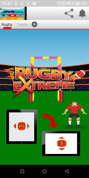 Play Rugby and Tenis  and enjoy Rugby and Tenis with UptoPlay