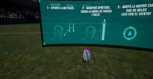 Play Rugby Penalty Kicks VR as an online game Rugby Penalty Kicks VR with UptoPlay
