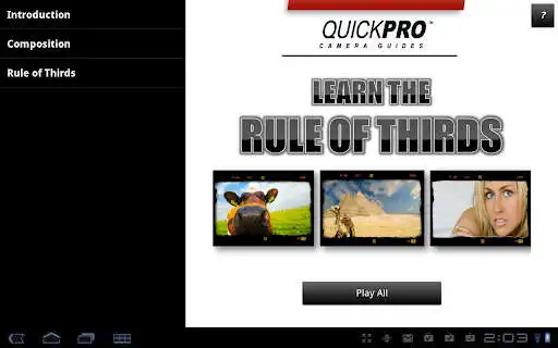 Play Rule of Thirds by QuickPro