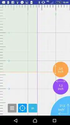 Play Ruler  Area Measurement (cm, inch)