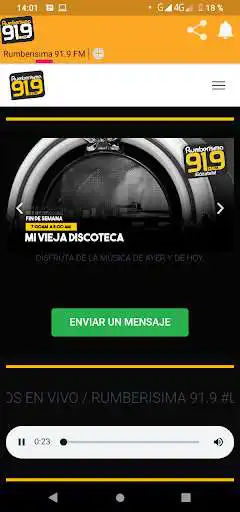 Play Rumberisima 91.9 Fm  and enjoy Rumberisima 91.9 Fm with UptoPlay