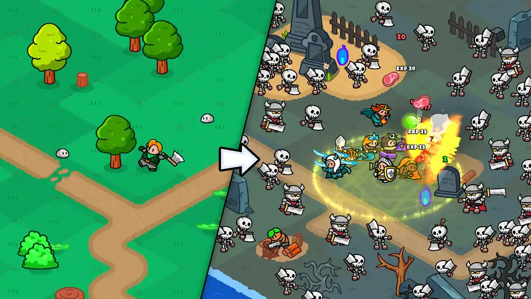 Play Rumble Heroes : Adventure RPG  and enjoy Rumble Heroes : Adventure RPG with UptoPlay