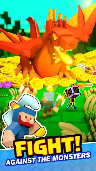 Play Rumble Miners:Idle Craft Merge as an online game Rumble Miners:Idle Craft Merge with UptoPlay
