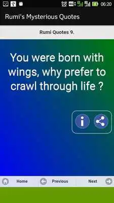 Play Rumis Mysterious Quotes Play Rumis Mysterious Quotes