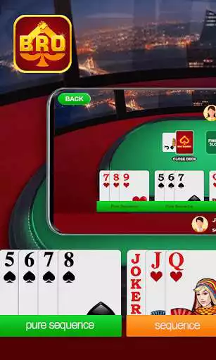 Play RummyBro as an online game RummyBro with UptoPlay