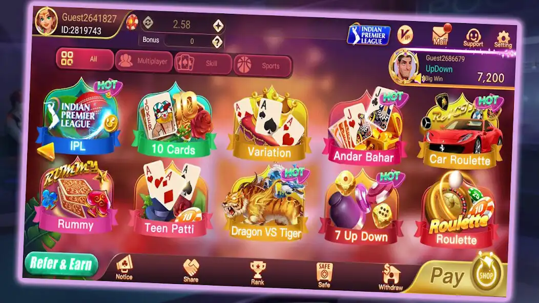 Play Rummy Cards Infinitely  and enjoy Rummy Cards Infinitely with UptoPlay