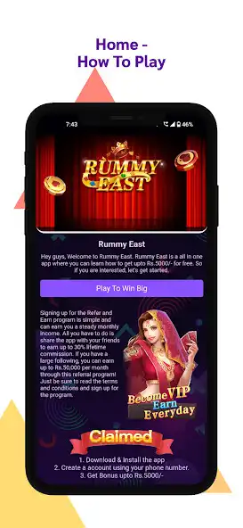 Play Rummy East  and enjoy Rummy East with UptoPlay
