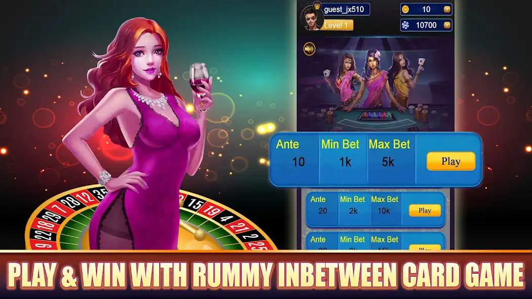 Play Rummy InBetween Teen Patti  and enjoy Rummy InBetween Teen Patti with UptoPlay