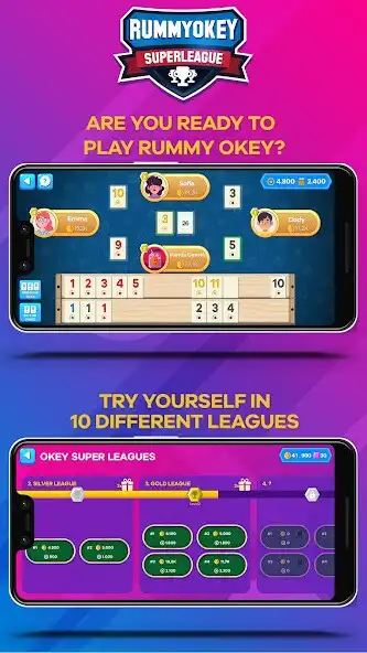 Play Rummy Okey Super League  and enjoy Rummy Okey Super League with UptoPlay