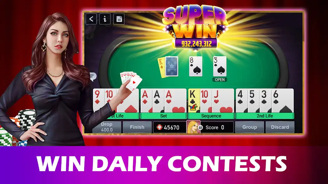 Play Rummy One as an online game Rummy One with UptoPlay
