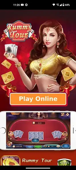 Play Rummy Tour as an online game Rummy Tour with UptoPlay