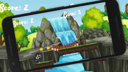 Play Run Above Waterfall : Malyu as an online game Run Above Waterfall : Malyu with UptoPlay
