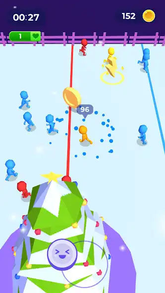Play Run and Pop: 3d little people as an online game Run and Pop: 3d little people with UptoPlay