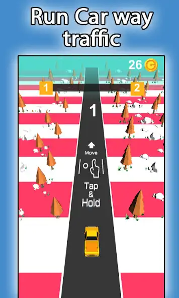 Play Run Car Way Traffic as an online game Run Car Way Traffic with UptoPlay