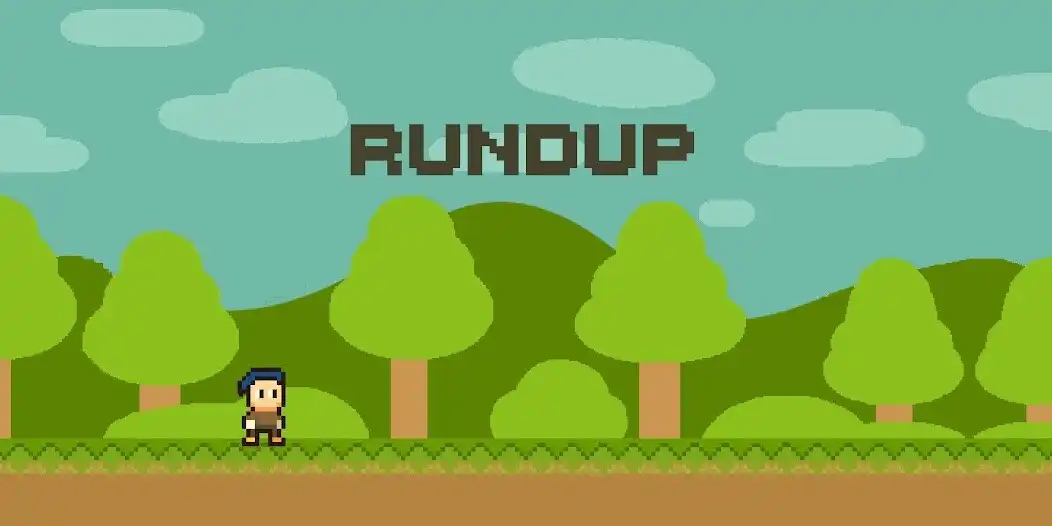 Rundown Game Rundup - Endless run and jump game online game with UptoPlay