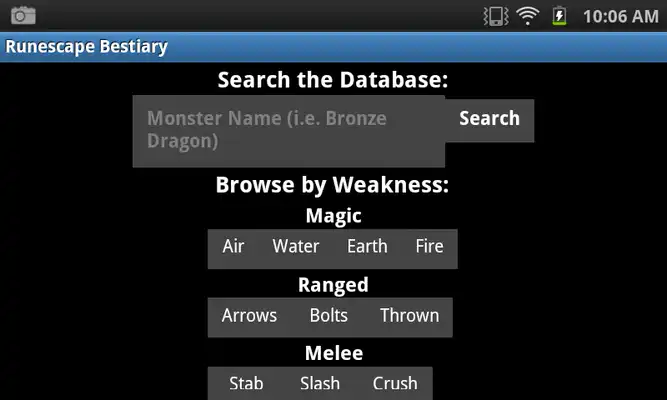 Play Runescape 3 Beast Database