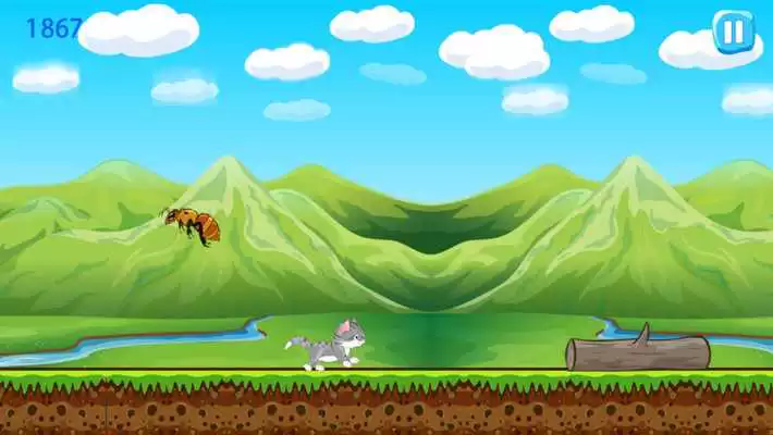 Play Run Kitty as an online game Run Kitty with UptoPlay