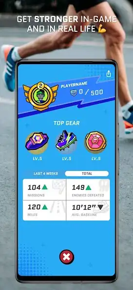 Play Run Legends: Co-op Fitness RPG as an online game Run Legends: Co-op Fitness RPG with UptoPlay