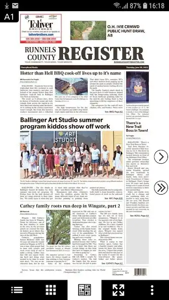Play Runnels County Register  and enjoy Runnels County Register with UptoPlay