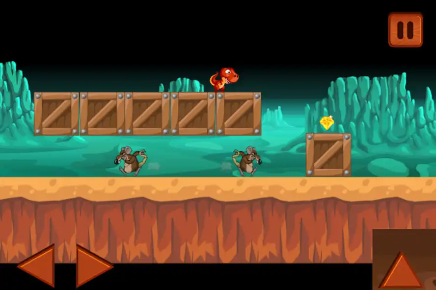 Play Runner Dinosaur as an online game Runner Dinosaur with UptoPlay