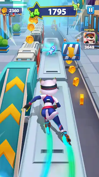 Play Runner Heroes: Endless Skating as an online game Runner Heroes: Endless Skating with UptoPlay