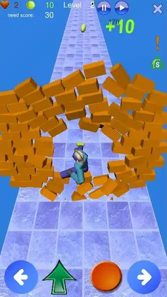Play Runner Karate Man - body race as an online game Runner Karate Man - body race with UptoPlay