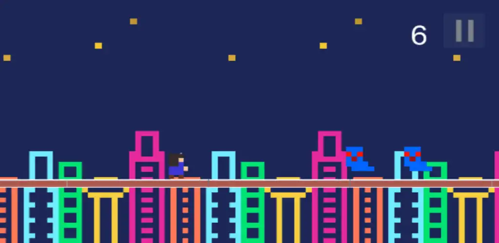 Play runner run : pixel runner as an online game runner run : pixel runner with UptoPlay