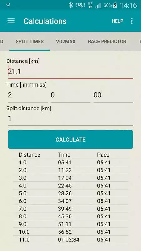 Play Running calculator