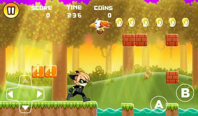 Play Running Cat Noir Play Running Cat Noir