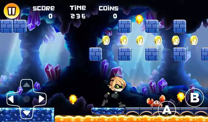 Play Running Cat Noir Play Running Cat Noir