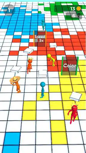 Play Running Colors 3D as an online game Running Colors 3D with UptoPlay