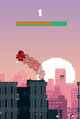 Play Running deadpool: endless jump