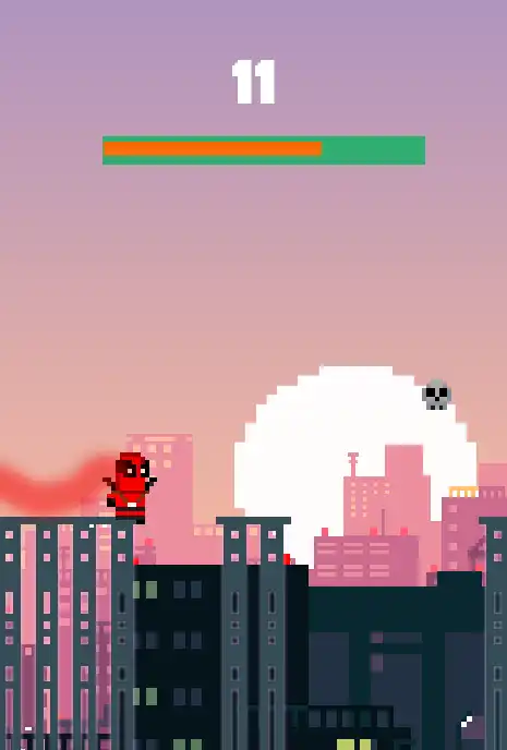 Play Running deadpool: endless jump