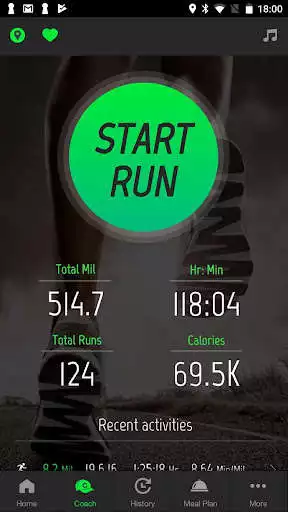 Play Running Distance Tracker +  and enjoy Running Distance Tracker + with UptoPlay